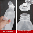 thumbnail image 4 of Botellas exprimibles para condimentos, botellas exprimibles para salsas, dispensador de aceite de oliva, botellas exprimibles para ketchup, paquete de 3, 17 oz (500 ml), 4 of 6
