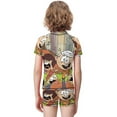 thumbnail image 3 of The Loud House Boys 2-Piece Swimsuit Set, Short Sleeve Rash Guard & Swim Trunks, 3 of 7