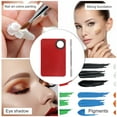 thumbnail image 5 of Unique Bargains 1 Set Foundation Spatula and Palette Set Durable Rectangular Makeup Artist Tools Red, 5 of 5