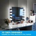 thumbnail image 2 of 6 Pack Vanity Light Bulbs, 4000K Cool White, Frosted Milky Glass, LED G25 Globe Light Bulbs for Mirror, 2 of 7