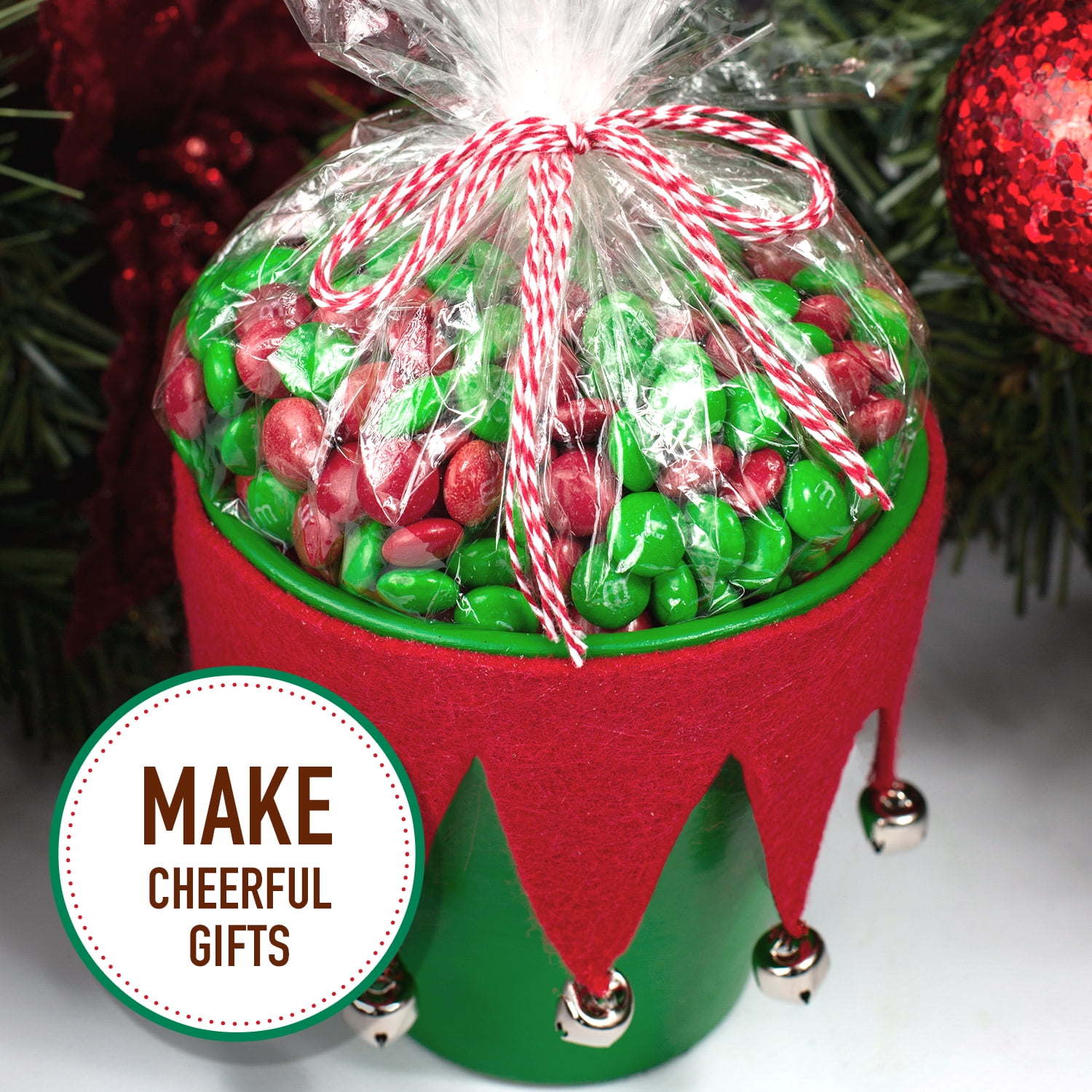 (3 pack) M&M's Milk Chocolate Christmas Candy - 38 oz Resealable Bag