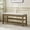 Brown, variant on VKNOW Multi-Tone Speckled Fabric Solid Wood Frame Bench, Beige, 300 lb Limit