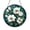 Acrylic 3.5 Inch, variant on Ornamental Floral Faux Stained Glass Wreath Sign – Geometric Design