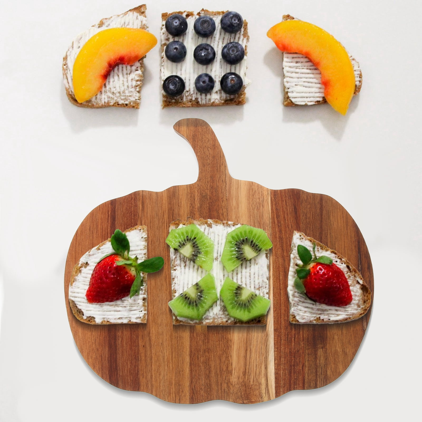 Pumpkin Cutting Board Wooden Breadboard Vegetable Chopping Serving Boards Home Kitchen Meal Prep