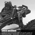 thumbnail image 4 of Conception à Double Ressort RC, Amortisseur Métallique RC Crawler, pour Garçons de Voiture Crawler SCX10 Axial D90 -4 1/10, 4 of 8