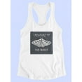 thumbnail image 3 of Live By The Moon Ii. Racerback Tank Women -Victoria Borges Designs, Female x-Small, 3 of 4
