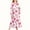 Pink, variant on Zylanna Girls Long-Sleeve Tiered Maxi Dress, Spring Fall Soft Pockets Design Floral Girls' Casual Dresses Pink Size 6