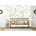 thumbnail image 2 of MuralsPrint Meadow Wild Florals Peel and Stick Wallpaper, Eco-friendly Removable Wallpaper, 10'L x 24''W, 2 of 4