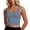 Blue, variant on Rosvigor Womens Sports Bras Longline Wirefree Padded Workout Tank Tops for Women Gym Running Yoga