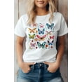 thumbnail image 5 of Retro Vintage Butterflies Graphic T-Shirt, 5 of 10