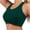 Green, variant on Sports Bra Tank Tops for Women Racerback Workout Crop Top Cross Back Round Neck Athletic Shirts( Green, M )