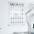 thumbnail image 3 of 1 Ensemble de Tableau Mural Effaçable à Sec Tableau d'Affichage Suspendu Planificateur Hebdomadaire Tableau d'Écriture, 3 of 6