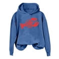 thumbnail image 2 of Arlun Vintage Lobster Print Hoodies for Women Casual Long Sleeve Relaxed Fit Funny Graphic Pullover Sweatshirts Soft Comfortable Hooded Tops for Fall Winter Daily Wear 1-Blue L, 2 of 4