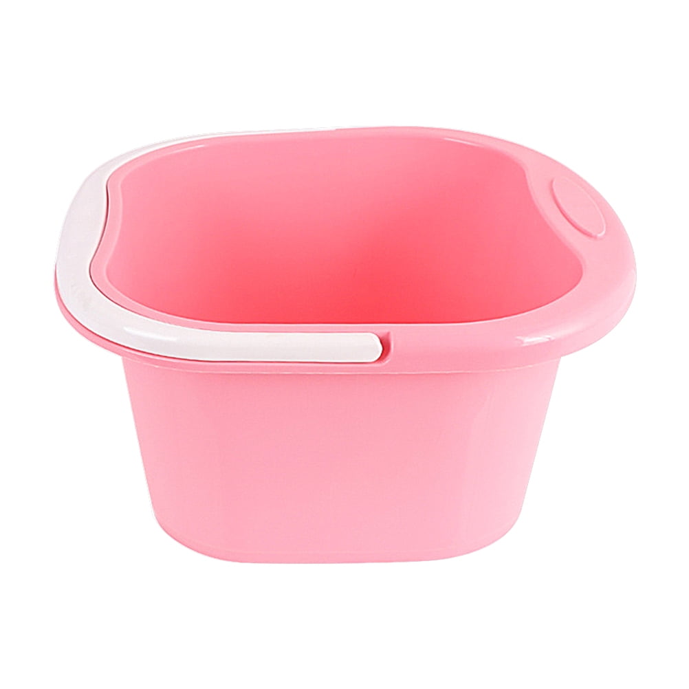 Thickened Roller Foot Bath Bucket Plastic Massage Foot Tub Footbath Soak Bucket (Random Color)