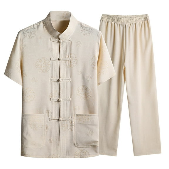 JIKNTTR Men's 2 Piece Summer Short Sets Mens Letter Printed Round Neck Pullover Short Sleeve T Shirt Drawstring Shorts Suit Two Piece Suit Sports Jogging Tracksuit