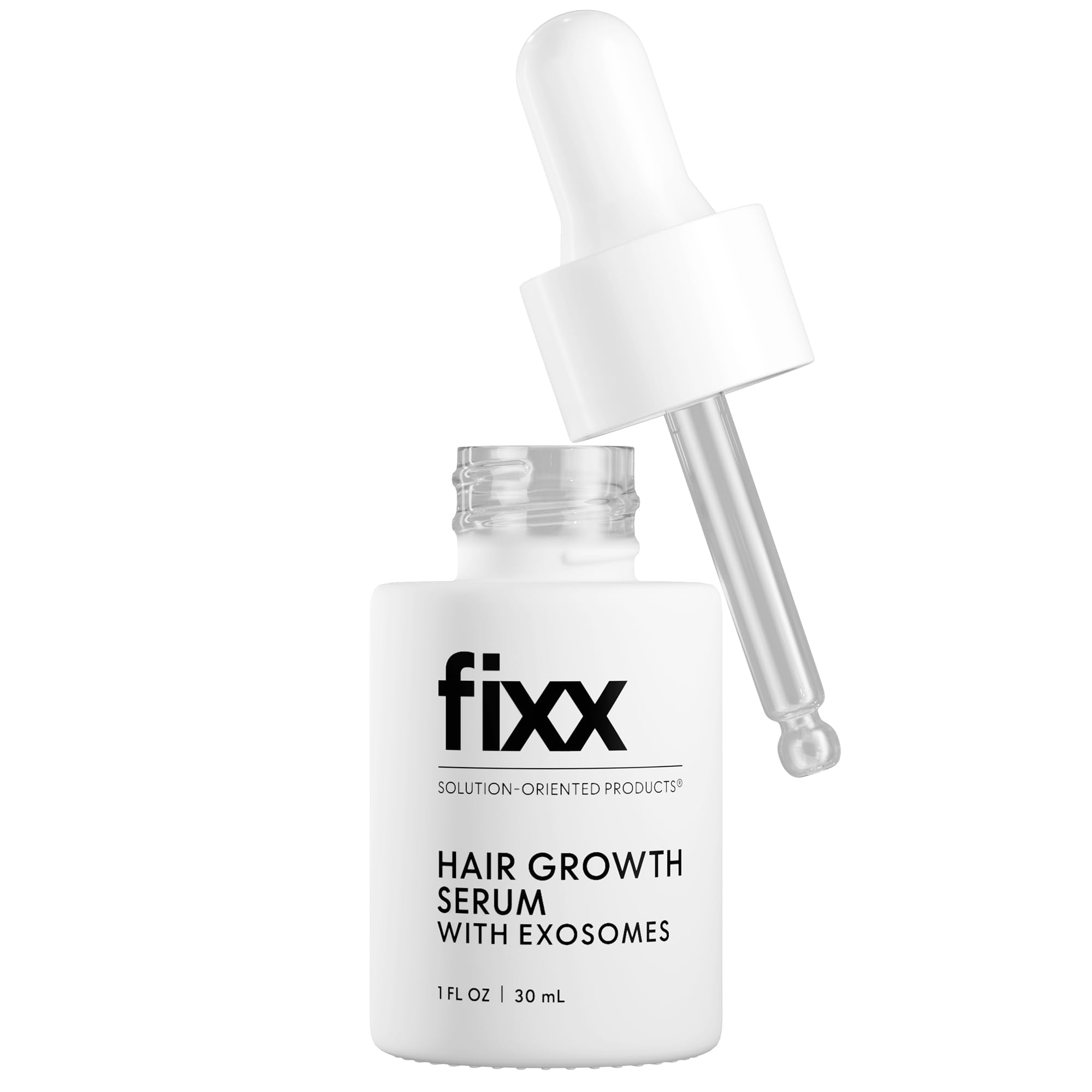 Fixx Hair Growth Serum – Exosome-Infused Scalp Treatment with Caffeine, Banana Flower, Bergamot & Probiotics – Supports Thicker, Fuller Hair – 60ml – For Men & Women