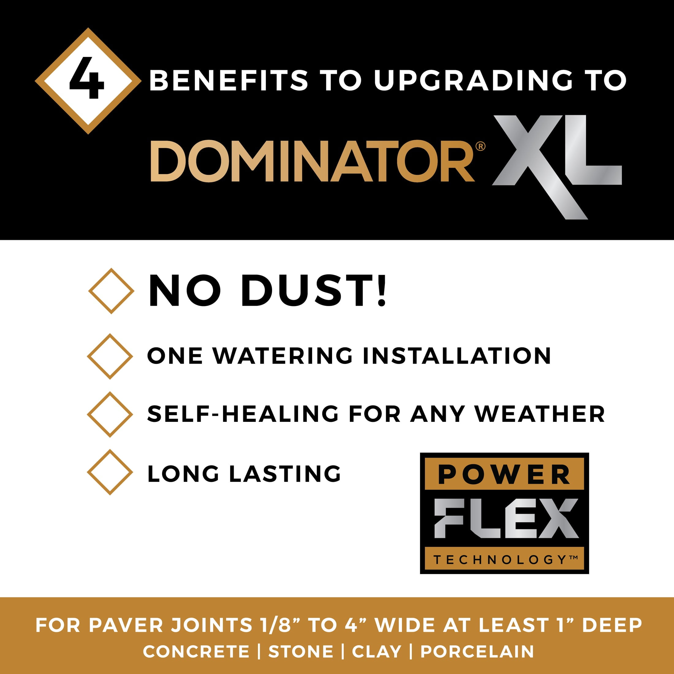 DOMINATOR XL 40 lbs. Gray Beige Polymeric Sand, Pro-Graded Paver Joint Sand