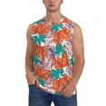 thumbnail image 1 of Balery Hawaiian Style Camisetas sin mangas para hombre, absorbe la humedad y protege contra el mal olor.-XX-Large, 1 of 7