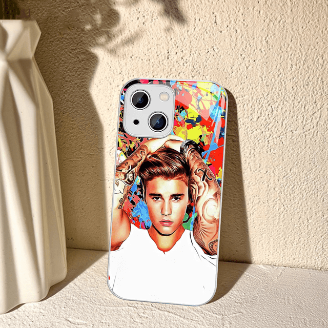Justin Bieber Phone Case Tempered Glass For iphone 14 13 12 11 Pro Mini XS MAX 14Plus X XS XR Cover
