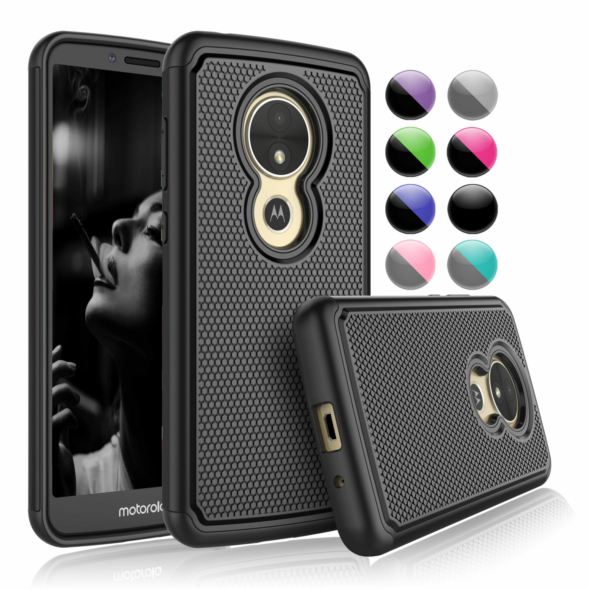 Moto E5 Plus Case, Moto E5 Supra Phone Case Cover, Njjex
