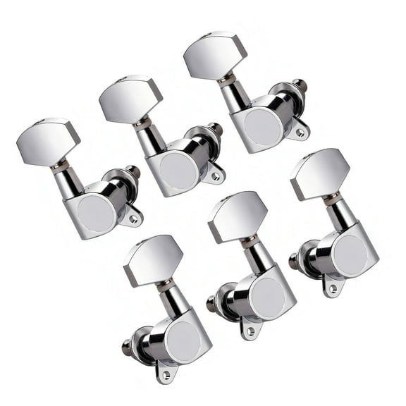 Pack of 6 Guitar Machine Heads Suitable for Enhancing Sound Quality and Resonance on Acoustic and Electric Guitars
