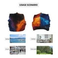 thumbnail image 7 of Logiee Red And Blue Abstract Print Unisex Knit Beanie for Men Women Winter Hat,Beanies Skull Caps, 7 of 7