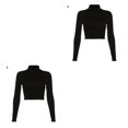 thumbnail image 4 of Guardurnaity Camiseta de mujer con espalda abierta Camiseta hueca Camiseta de manga larga de poliéster Ropa superior, L Type1 NO1 Guardurnaity CBP167364, 4 of 6