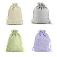 thumbnail image 4 of 2pcs Gift Necklace Bracelets Linen Jewelry Packaging Drawstring Storage Bags Jewelry Packaging Pouch Small Cosmetic Case, 4 of 7