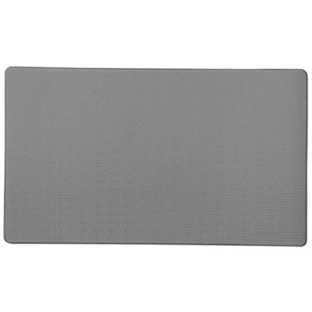 Alfombra de cocina impermeable, antifatiga, cómoda y gruesa de PVC Gris 1 pieza