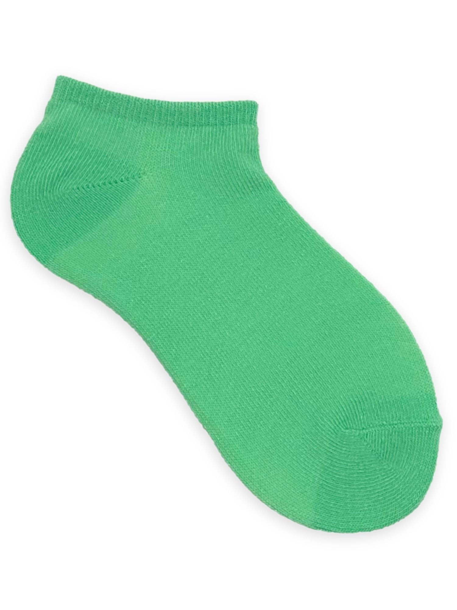 Wonder Nation Girls Striped No-Show Socks, 10-Pack, Sizes S-L
