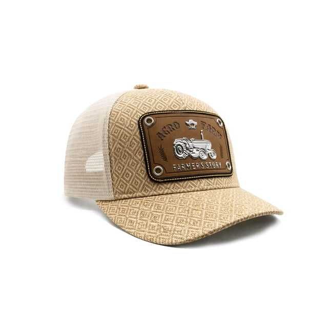 KNITE Gorra Farmer Agro Cafe Trucker Hombre Ajustable Tractor Estilo Rancher