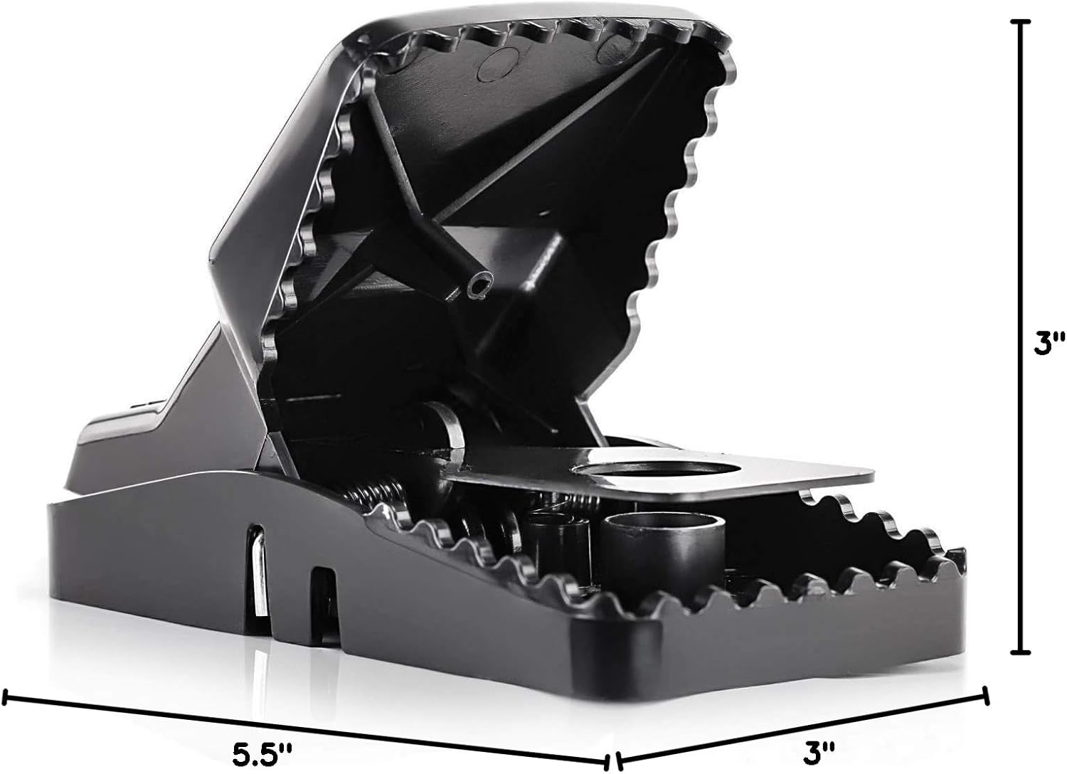 Large Powerful Rat Traps - Kills Instantly with Powerful Steel Spring - Setup in Seconds - Wash & Reuse Over & Over - Hands Free Disposal - Rat Control Without Harmful Poisons (24)