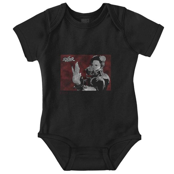 Street Fighter Chun Li Game Character Romper Boys or Girls Infant Baby Brisco Brands NB