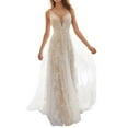 thumbnail image 1 of SZXZYGS Robes de Printemps pour Femmes 2024 à Manches Longues Invitées de Mariage Longueur Genou Robe Décontractée Unie pour Femmes en Maille Sans Manches à Col en V Robe en Dentelle Robe Ajustée à Grande Ampleur 2024, 1 of 5