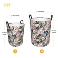 thumbnail image 2 of Lsque Rose Flowers pattern Laundry Hamper Basket, Tall Woven Rope Hamper Basket for Clothes, Lightweight Storage Basket, Collapsible Waterproof-Medium, 2 of 8