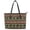 Bison Pattern, variant on Uourmeti Cartoon Capybara & Floral Heart Pattern Handbag, Leather Tote Bag for Shopping, Large Capacity Waterproof Saddle Handbag