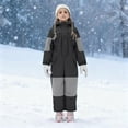 thumbnail image 2 of Kids Snow Suit - Big Boys and Girls Ski Suits - Winter Warm Waterproof One-Piece Snowsuit for Outdoor Snowboarding, Skiing, 2 of 9