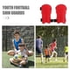 thumbnail image 3 of KAKOWELY 1 par de espinilleras ligeras para fútbol juvenil, espinilleras protectoras de fútbol, espinilleras de fútbol para adolescentes, protector de pantorrillas, 3 of 5