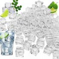 thumbnail image 1 of 50Pcs Clear Fake Ice Cubes, 20mm Reusable Acrylic Fake Ice Cubes,Acrylic Clear Ice Rock for Home Decoration, 1 of 4