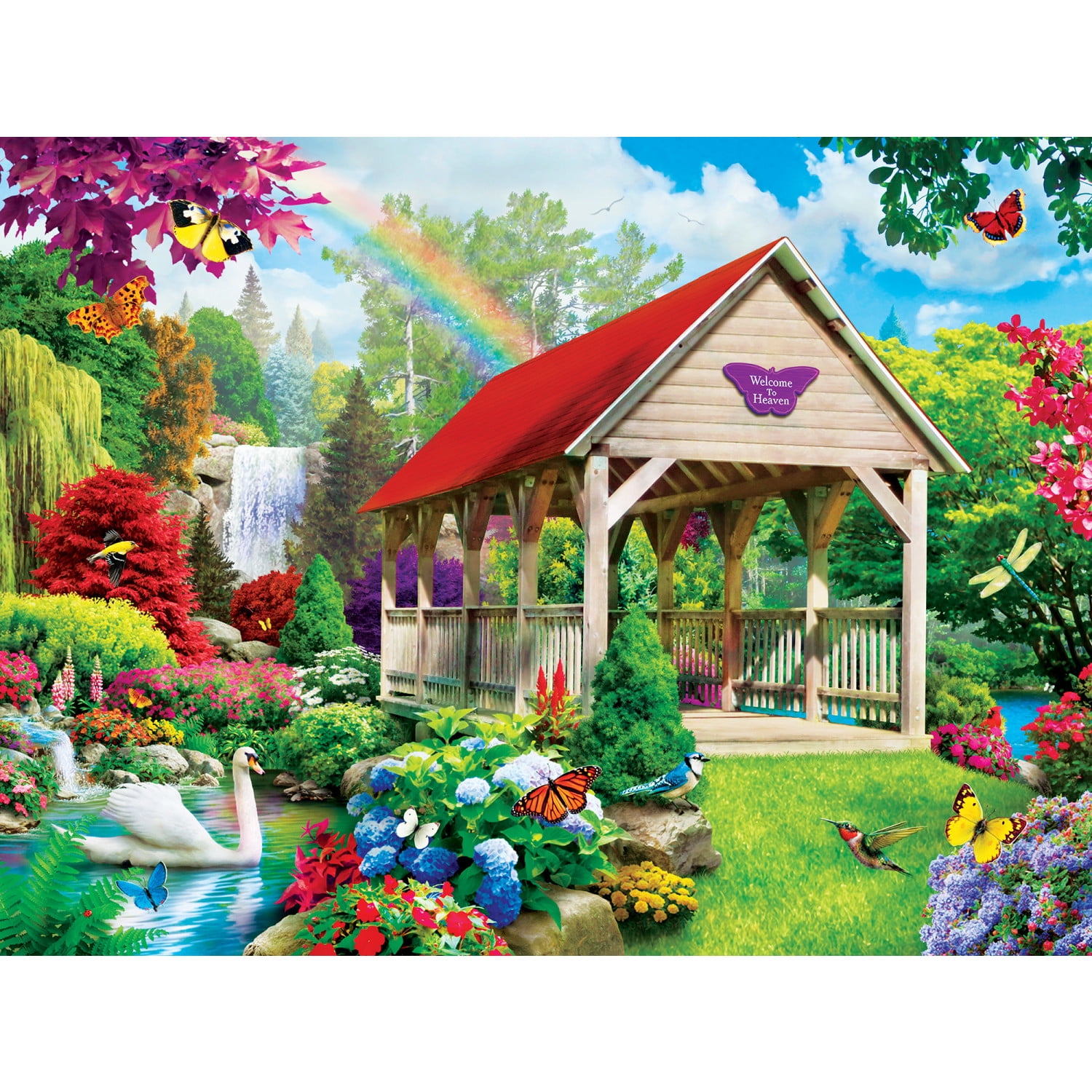 MasterPieces 500 Piece Jigsaw Puzzle Set - Memory Lane Scenic 4-Pack - Alan Giana Artwork