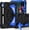 Black+Blue, variant on REQO For iPad A19 12th/A16 11th（2026/2025）Case Rugged Tablet Case with Adjustable Kickstand, Shockproof Hard PC+Silicon Cover, Pencil Slot ,Child-Friendly Design for Learning & Adult Work Use