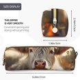 thumbnail image 3 of Fotbe Adorable Flower Field Cow Estuche para Lápices de Cuero con Estampado, Estuche con Cremallera Resistente, Organizador Compacto y Elegante para Papelería, 3 of 7