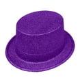 thumbnail image 2 of FKMJH Glitter Mini Top Hat Sparkle Saint Patricks Day Hat Iridescent Mini Top Hat Structured Hard Top Hat Party Hat for Irish Festival Celebration Parade Hat Wide Brim Hat 15 Colors Unisex, 2 of 4