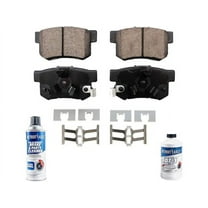 Rear Brake Pad Set - Compatible with 2005 - 2016 Honda CR-V 2006 2007 2008 2009 2010 2011 2012 2013 2014 2015