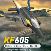 Dadypet RC Airplane,Kids RC Plane KF605 4CH 6-axis RC F35 Model Aircraft QINQUAN Solinder 4CH 6- RC HUIOP SIMBAE