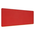 thumbnail image 1 of Uxcell 31.5"x15.75" Desk Mat Protector, PU Leather Dual Side Waterproof Mouse Pad Writing Mat for Office Home, Red, Yellow, 1 of 5