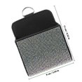 thumbnail image 2 of BESTYASH Bolsa De Almacenamiento Colgante Para Ventilación De Con Multifuncional En Cuero Y Strass, 2 of 6