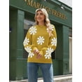 thumbnail image 5 of Zeagoo Sweaters for Women Fall Fashion Trendy Long Sleeve Turtleneck Pullover Lantern Knit Sweater Tops, 5 of 6