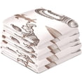 thumbnail image 4 of Dreamtimes Dishcloth, Kitchen Towel, Kitchen Gifts for Restaurant, Kitchen, Party, Hand Crowns and Fleur, 4 of 7