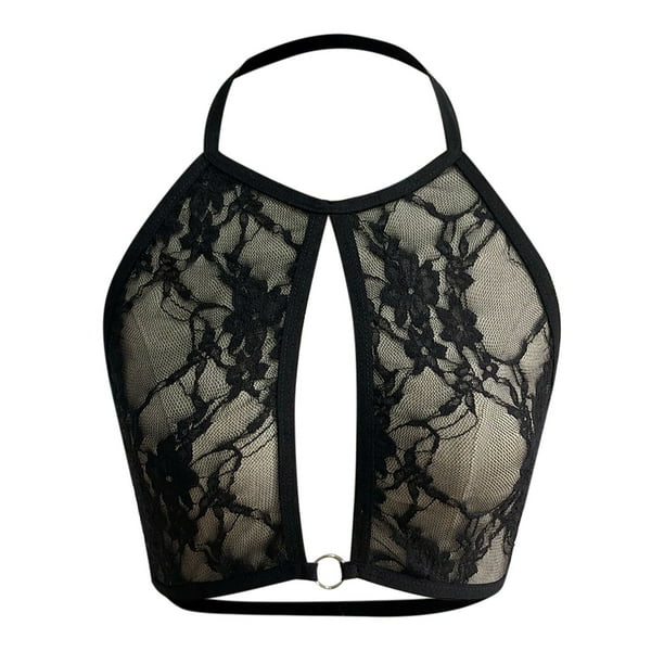  Womens Sexy Underwear Strappy Hollow Lace Jacquard